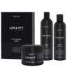 Полуперманентное выпрямление окрашенных и осветленных волос Kit Unamy Control Light Kemon, 1150 мл