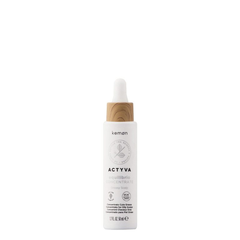 Концентрированное средство для жирной кожи головы Actyva Equilibrio Concentrate Velian Kemon, 50 мл