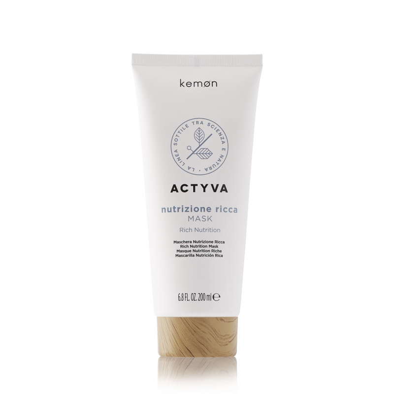 Маска для ухода за чувствительными и грубыми волосами Nutrizione Ricca Mask Velian Kemon, 200 мл