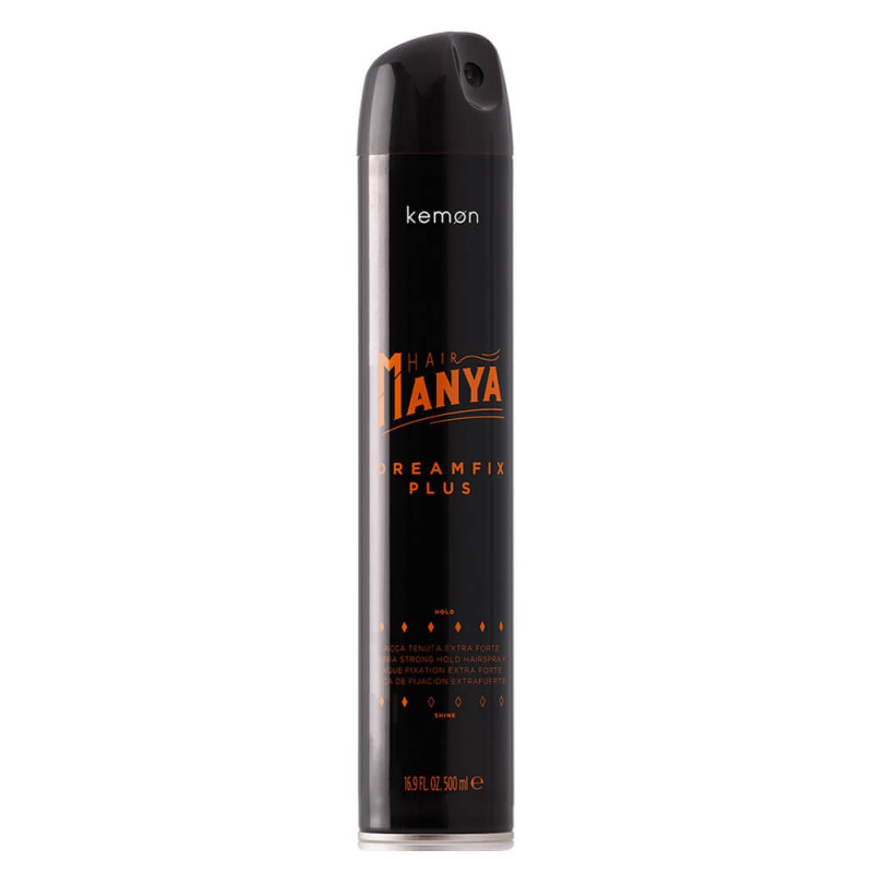 Профессиональный лак для волос с экстрасильной фиксацией Hair Manya Dreamfix Plus Kemon, 500 мл
