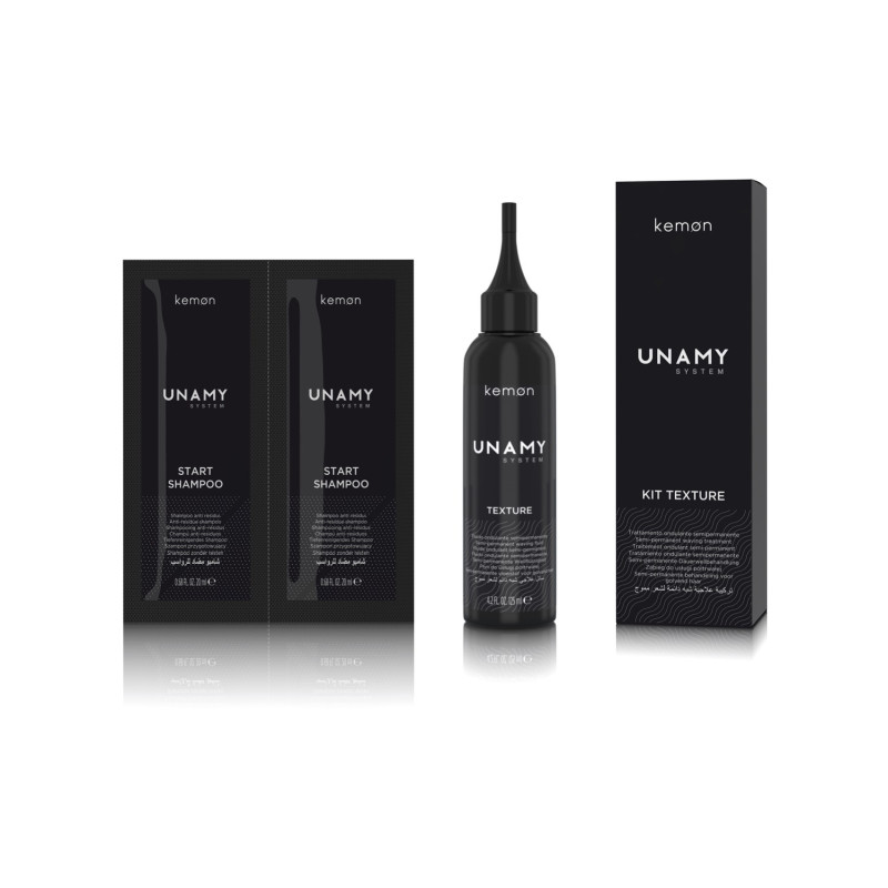 Полуперманентная завивка волос Kit Unamy Texture Kemon, 165 мл